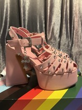 KOI Pink Faux Leather Spiked