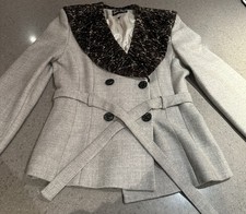 Rare Unique 100% Wool Grey