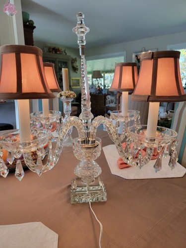 Arm crystal candelabra - ,