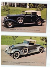 Lot of 2 Advertising Cards