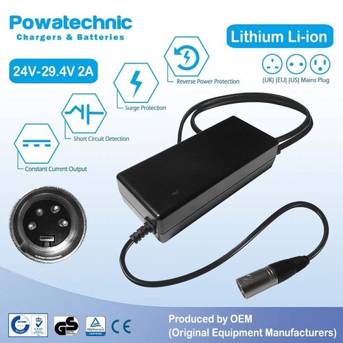 Xlr pin li ion - 29.4v, 4-pin
