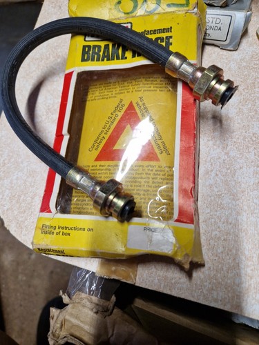 New front brake hose fits - front,