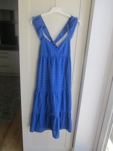 Zara roayl blue broderie - zara, frill