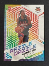 Alexandre Sarr 2024-25 Panini Mosaic RC Razzle Dazzle Case Hit SSP #14