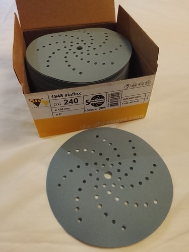 240 grit sanding disc - 240, 6