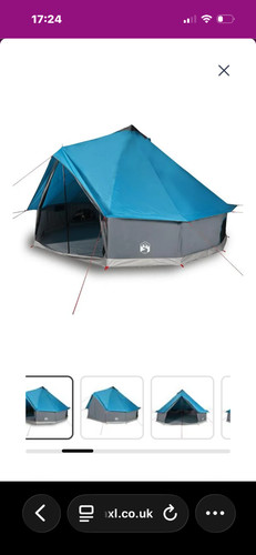 Teepee tent box never - box, opened