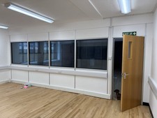 Assortment of office partition walls available