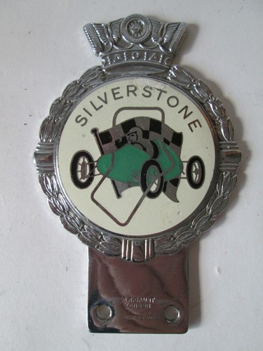 Silverstone car badge - car, motor