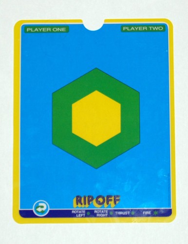 Vectrex rip off overlay new - vectrex,