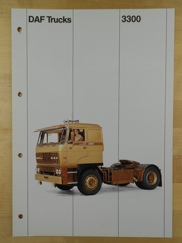 Daf 3300 2500 - 2500, brochure