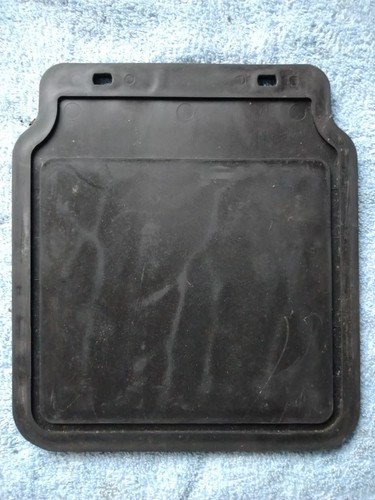 Black rubber mudflap suit - rubber, to