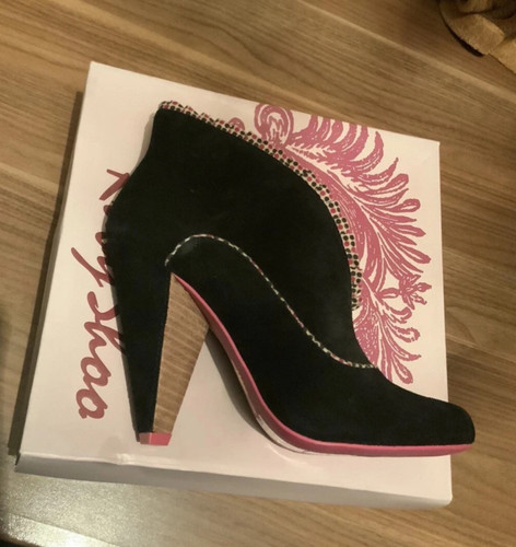 Ruby shoo black suede shoe - ruby,