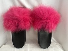 Womens Ladies Fluffy Faux Fur