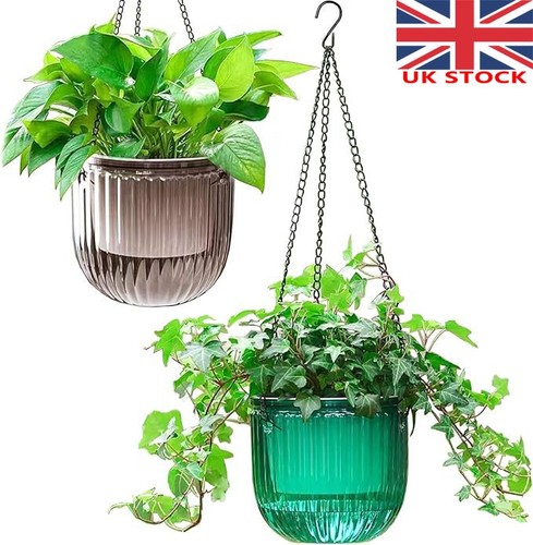 Self watering hanging planters - self,