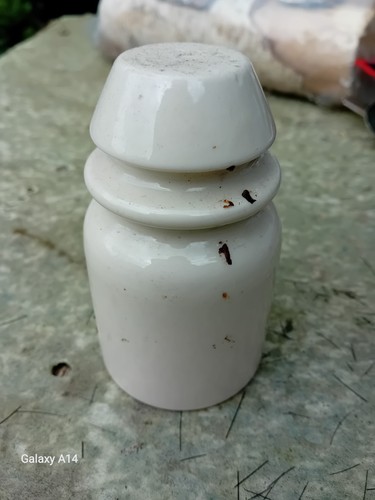 Vintage white ceramic gpo - vintage,