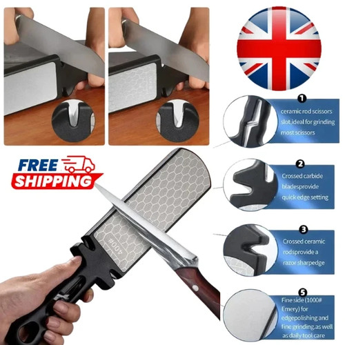 Knife sharpener diamond - 5-in-1,