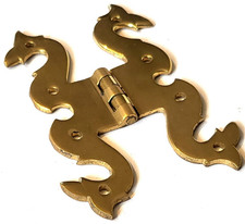 Pair brass decorative