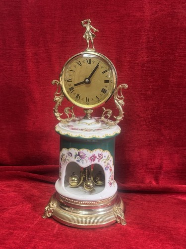 Capodimonte porcelain clock - capodimonte,