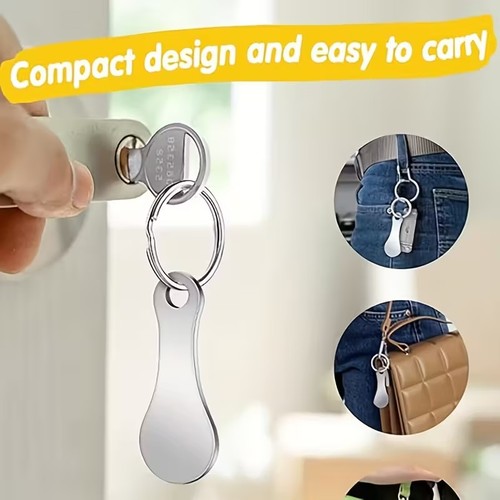 Trolley coin keyring removable - keyring,