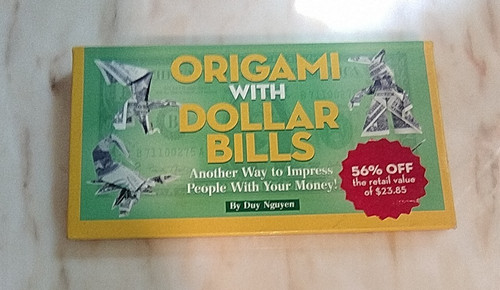 Origami with dollar bills - origami,