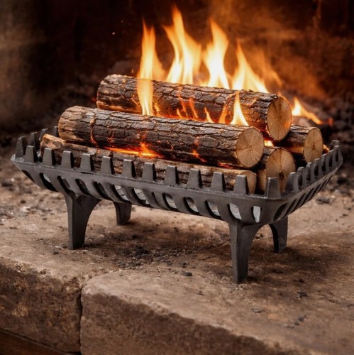 Fire vida cast iron log - iron,