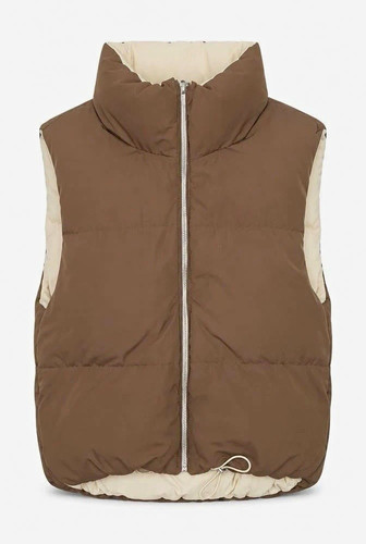 Bershka women brown puffer - bershka,