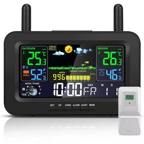 Wireless weather station lcd - weather,