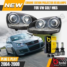Pair of VW Golf MK5 headlamps