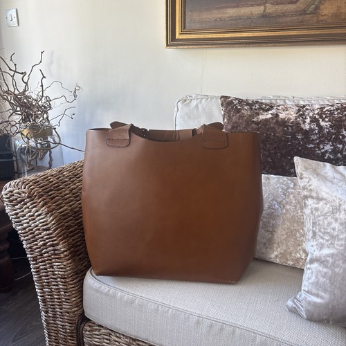 Zara buffalo leather tote - zara,