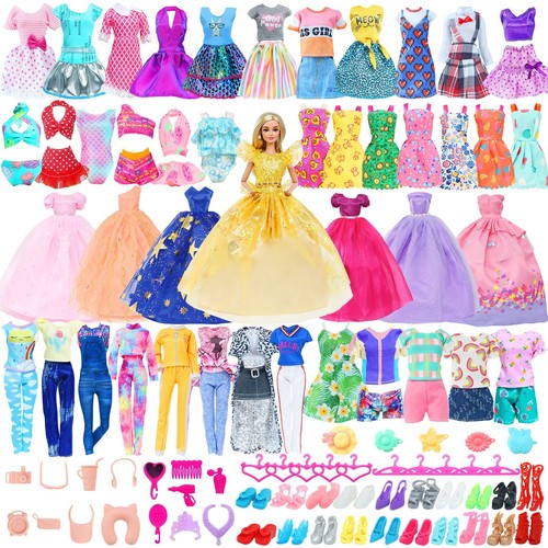 50pcs barbie doll clothes - barbie,