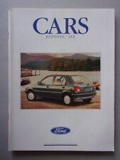 FORD CARS 1990/11 UK Mkt Prestige Brochure - Fiesta XR2i, Escort Cabrio Granada
