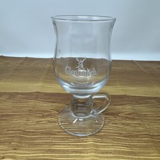 Glenfiddich Whisky Glass Handle Clear Handle Etched