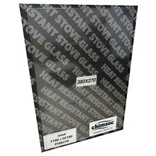 CHIMSOC Stove Glass - Jotul F100 / GF100 (380mm x 270mm Rectangular)