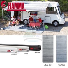 FIAMMA F45S AWNING WIND ROLL OUT SUN CANOPY BLUE/GREY CAMPERVAN MOTORHOME VAN