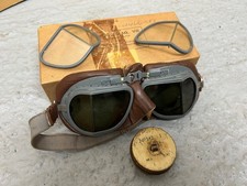WW2 RAF - MKVIII FLYING GOGGLES - MARK 8 MK VIII IN BOX, PILOT BOXED WWII