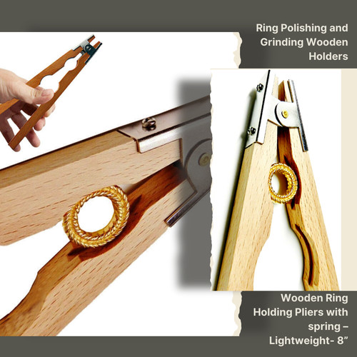 Wooden hand clamp ring - hand,