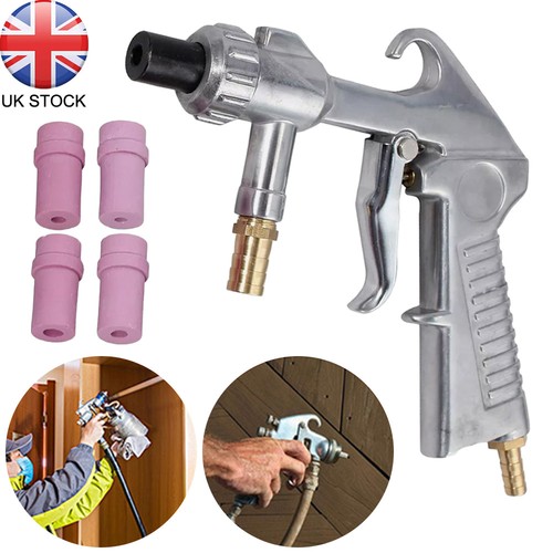 Sand blaster gun blasting grit - sand,