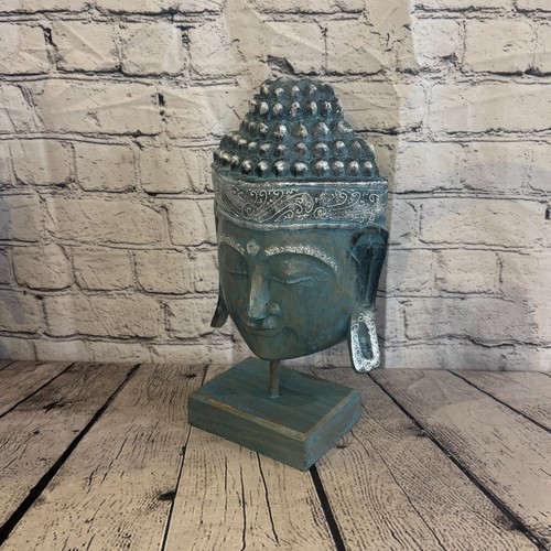 35cm 25cm blue head buddha - head,