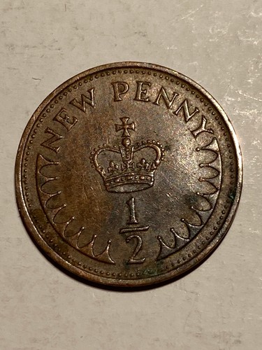 Coin half new pence 1971 - coin,