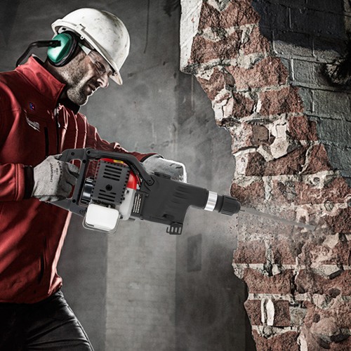 Petrol jack hammer concrete - petrol,