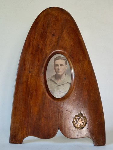 Vintage trench art wooden - art,