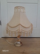 Vintage Table Lamp Cream Bell