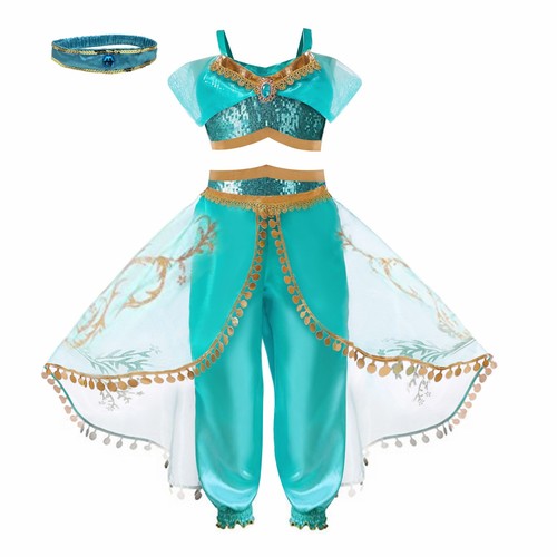 Girls jasmine costume 3pc - girls,