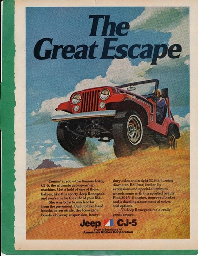 Magazine 1974 jeep - magazine, cj-5