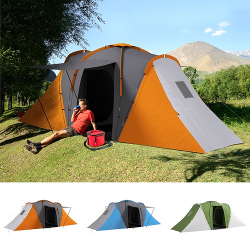 Man large camping - man, tent