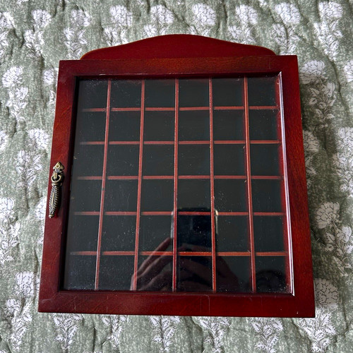 Wooden wall hanging thimble - wooden,