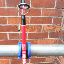 Sea fishing rod rest pier boat rail holder u shaped boat Blue