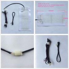 Carbon Fiber 40x20cm DC12V