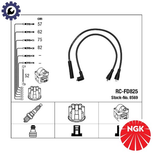 Ignition cable kit 8569 - kit,