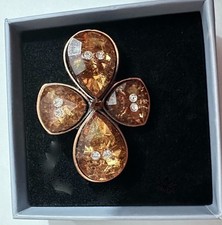 Four Leaf Clover Shaped Brooch